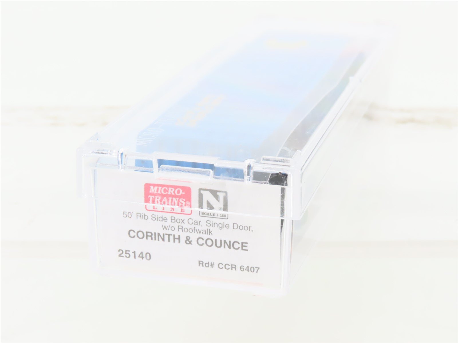 N Micro-Trains MTL 25140 CCR Corinth & Counce 50' Single Door Box Car #6407