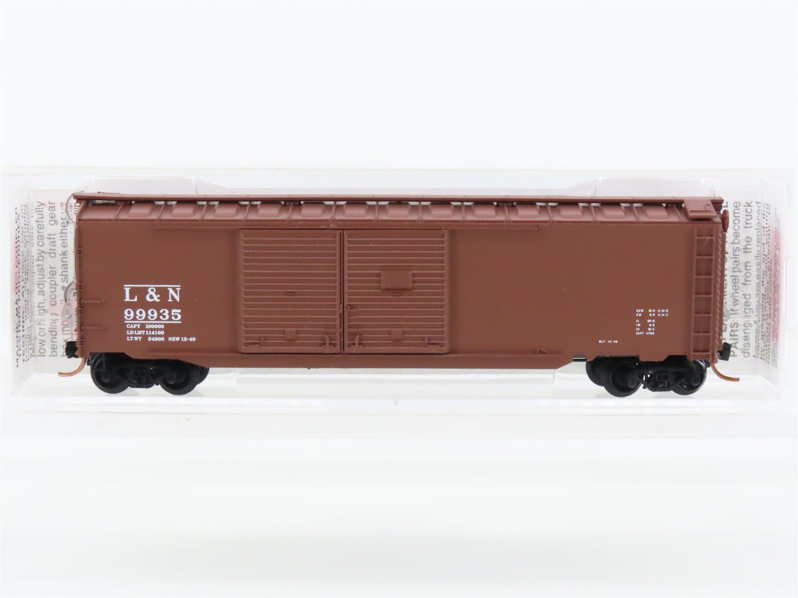 N Scale Micro-Trains MTL 78080 L&N Louisville & Nashville 50' Box Car #99935