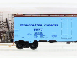N Scale Micro-Trains MTL 59550 PCEX Pepsi-Cola 40' Steel Side Ice Reefer #59505