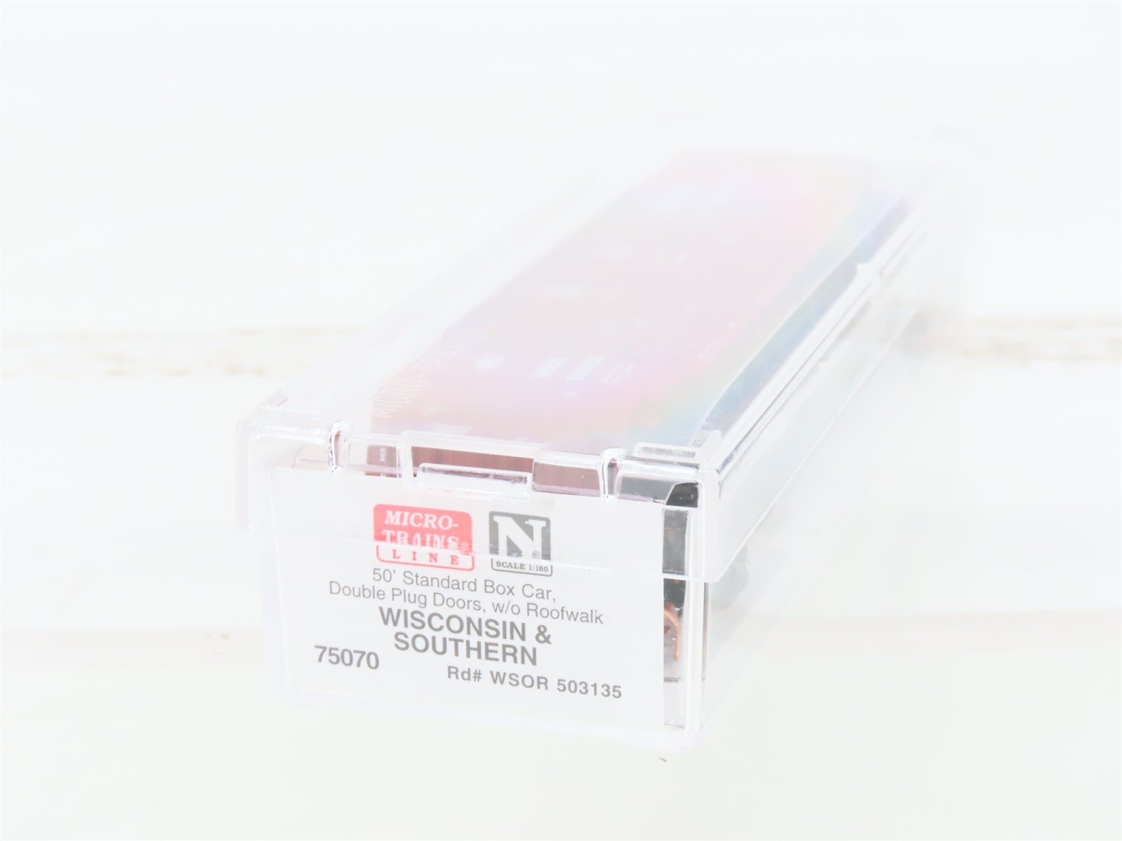 N Scale Micro-Trains MTL 75070 WSOR Wisconsin & Southern 50' Box Car #503135