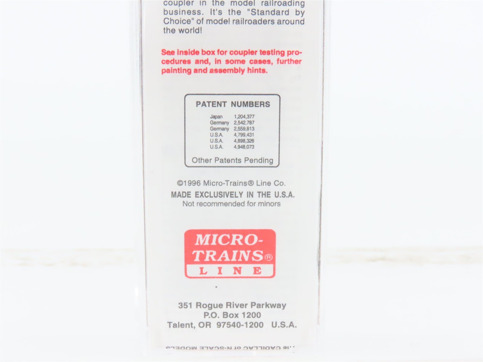 N Scale Micro-Trains MTL 32050/4 SFRB Santa Fe 50' Plug Door Box Car #6181