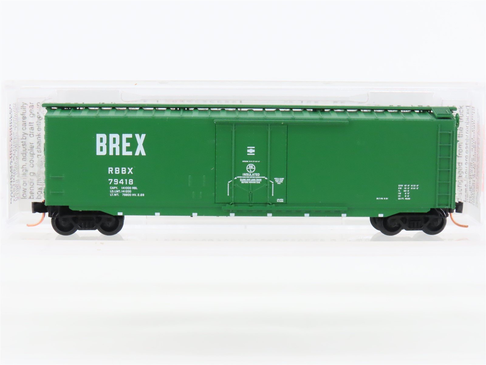 N Micro-Trains MTL 32090 RBBX Burlington Refrigerator Express 50' Box Car #79418