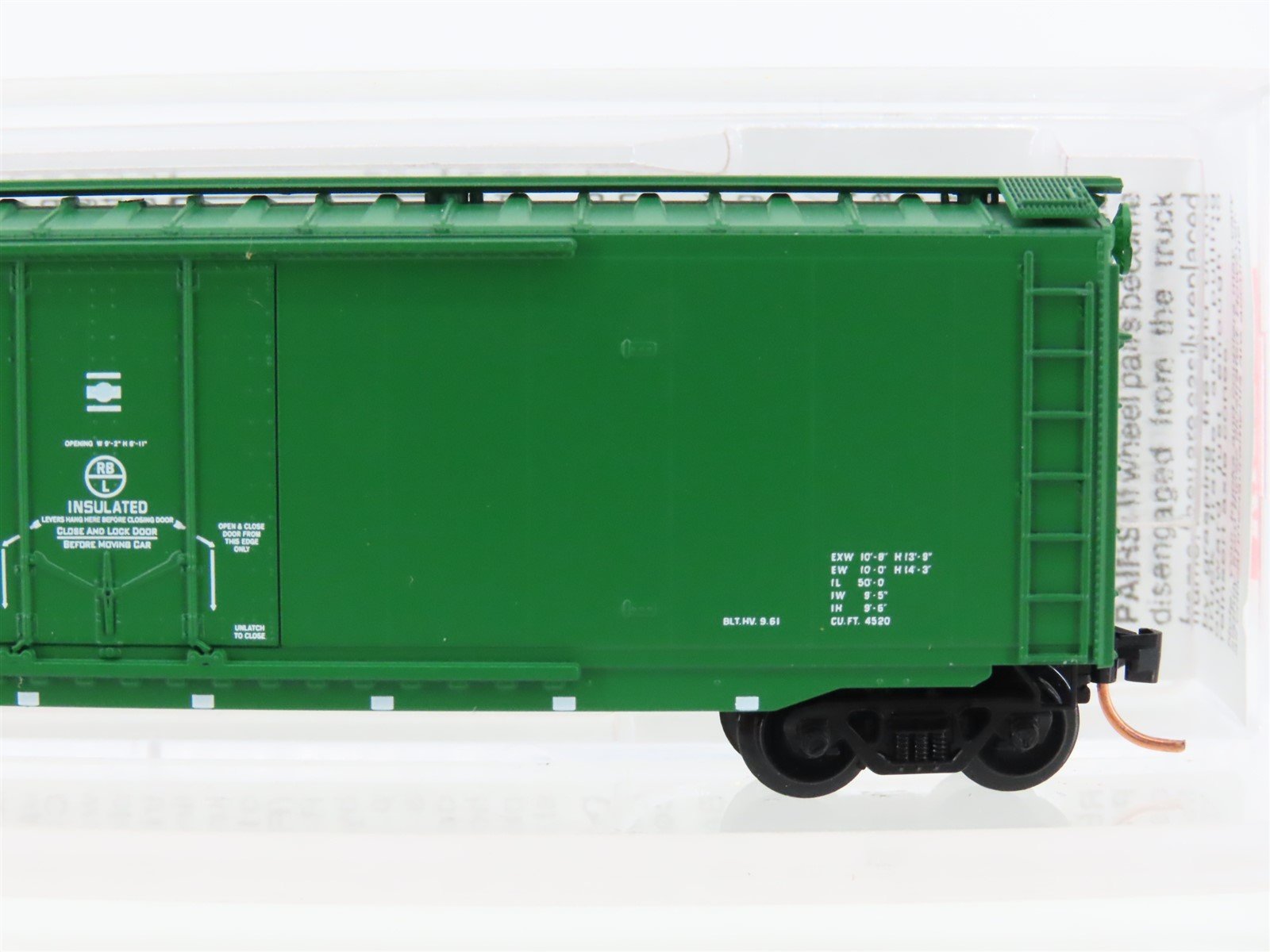 N Micro-Trains MTL 32090 RBBX Burlington Refrigerator Express 50' Box Car #79418