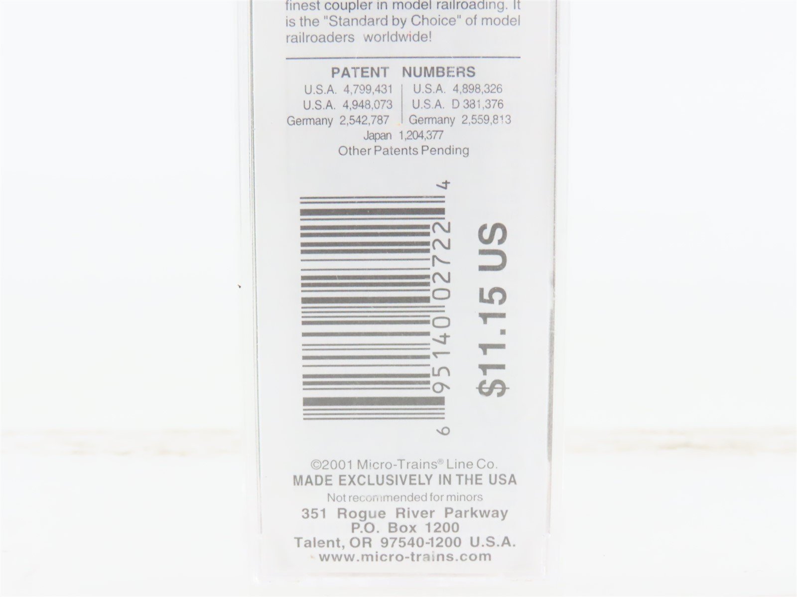N Micro-Trains MTL 32090 RBBX Burlington Refrigerator Express 50' Box Car #79418