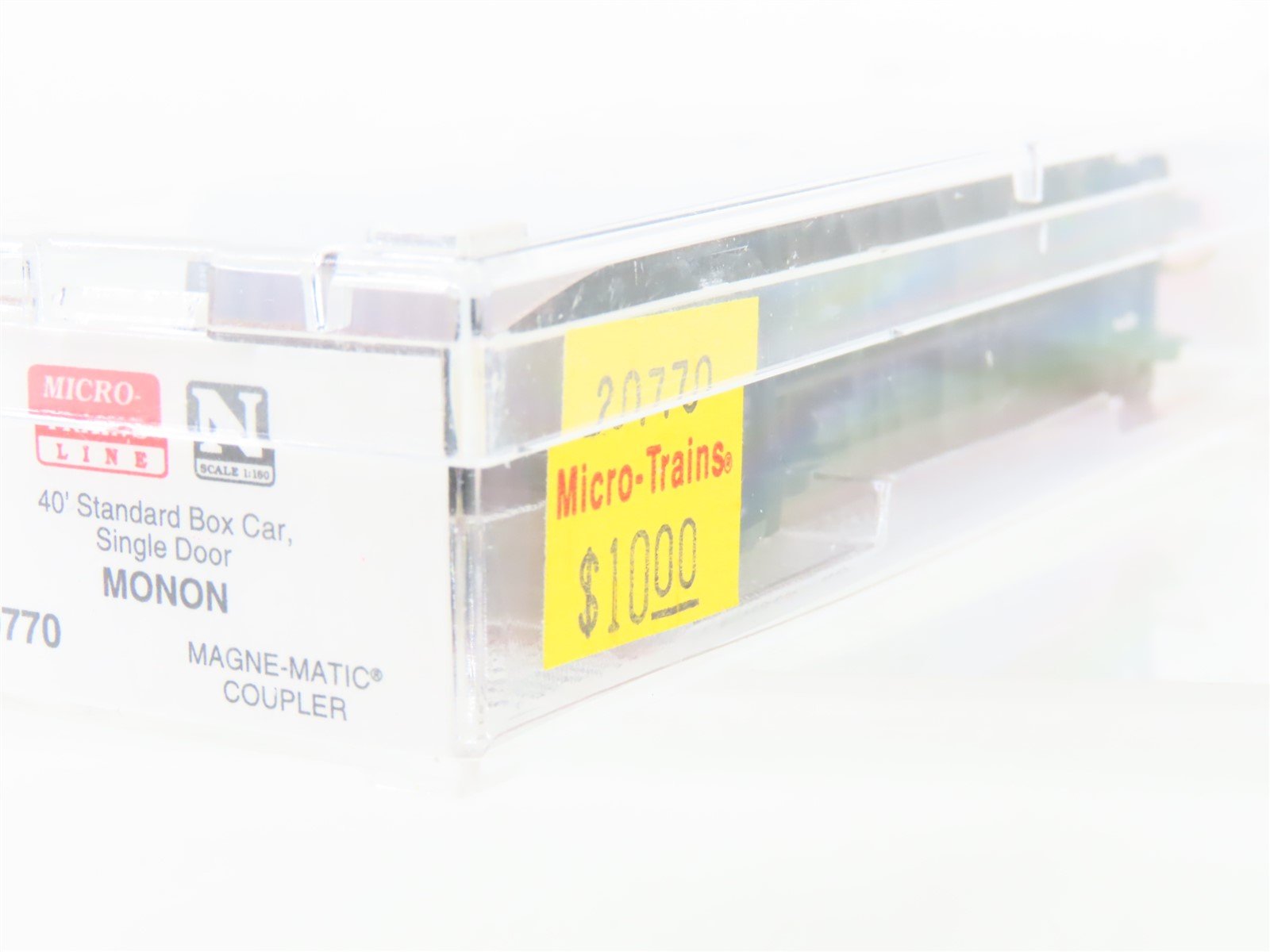 N Scale Micro-Trains MTL 20770 MON Monon 40' Single Door Box Car #1238
