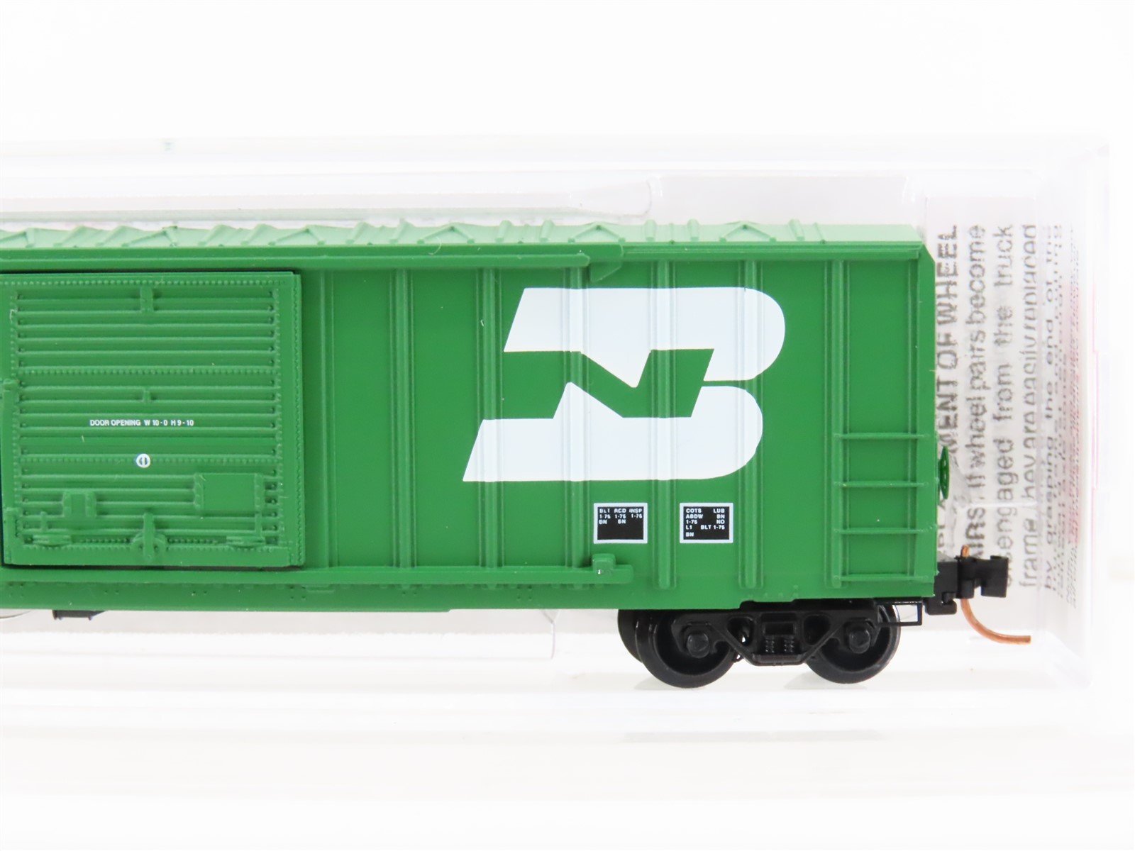 N Scale Micro-Trains MTL 02500490 BN Burlington Northern 50' Box Car #376234
