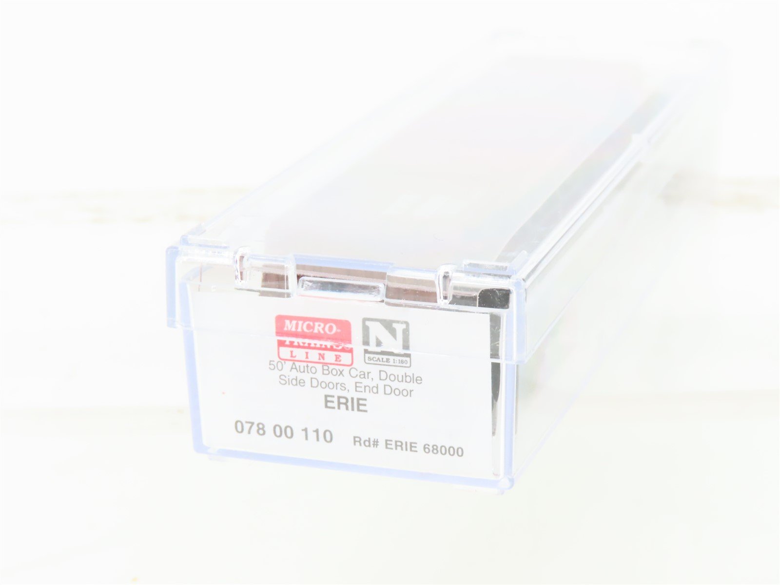 N Scale Micro-Trains MTL 07800110 ERIE 50' Double Door Auto Box Car #68000