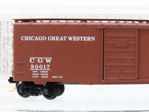 N Scale Micro-Trains MTL 20950 CGW Chicago Great Western 40' Box Car #90017