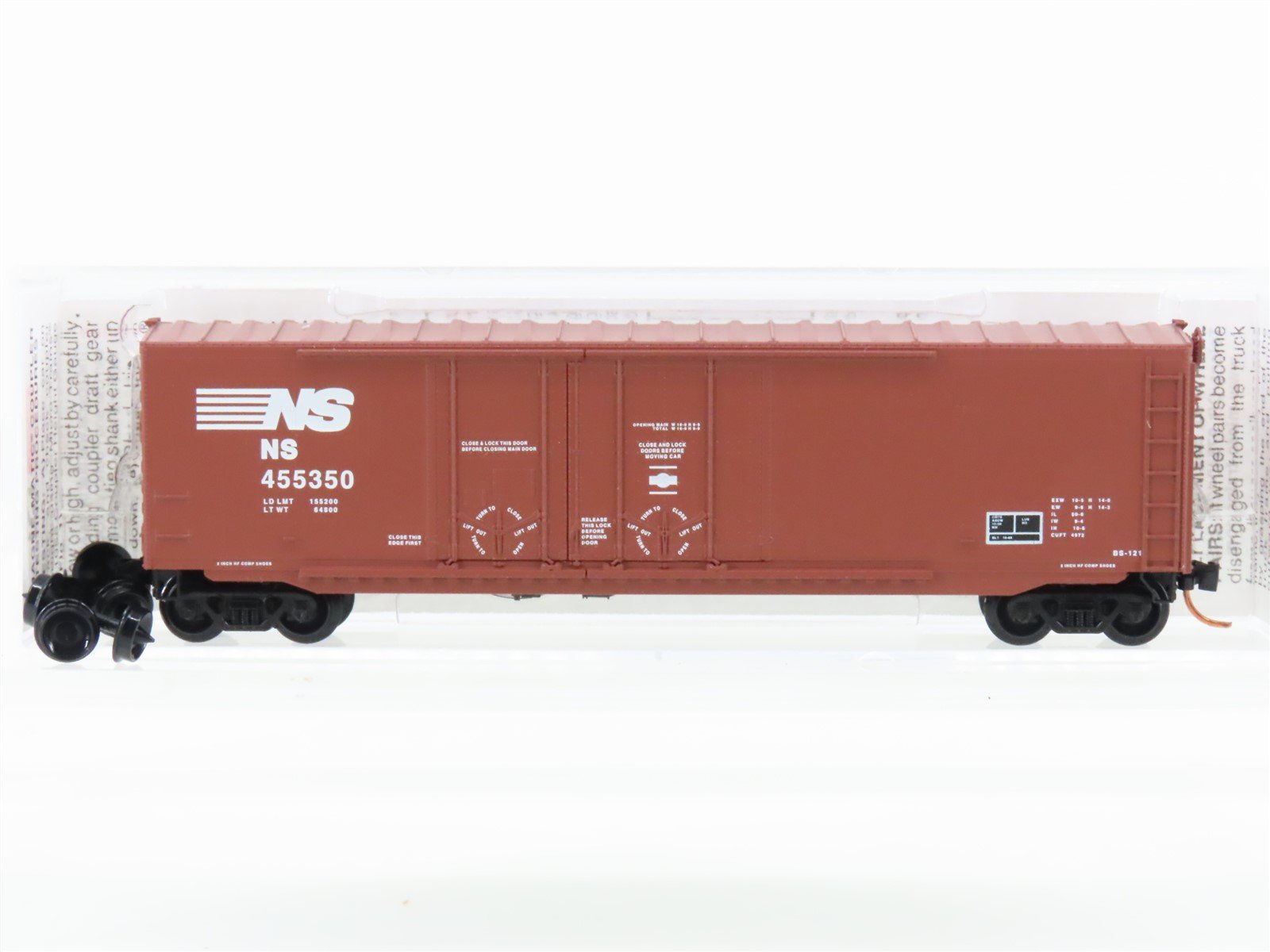 N Scale Micro-Trains MTL 75110 NS Norfolk Southern Railroad 50' Box Car #455350