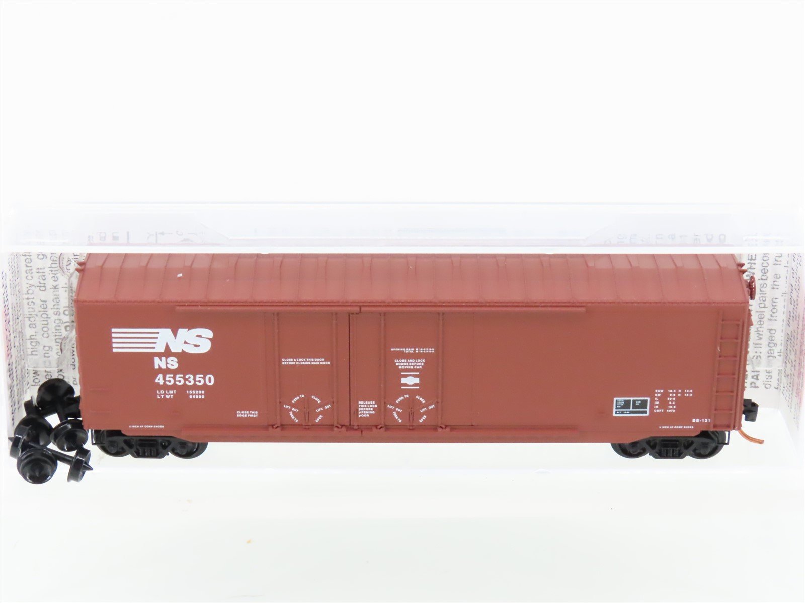 N Scale Micro-Trains MTL 75110 NS Norfolk Southern Railroad 50' Box Car #455350
