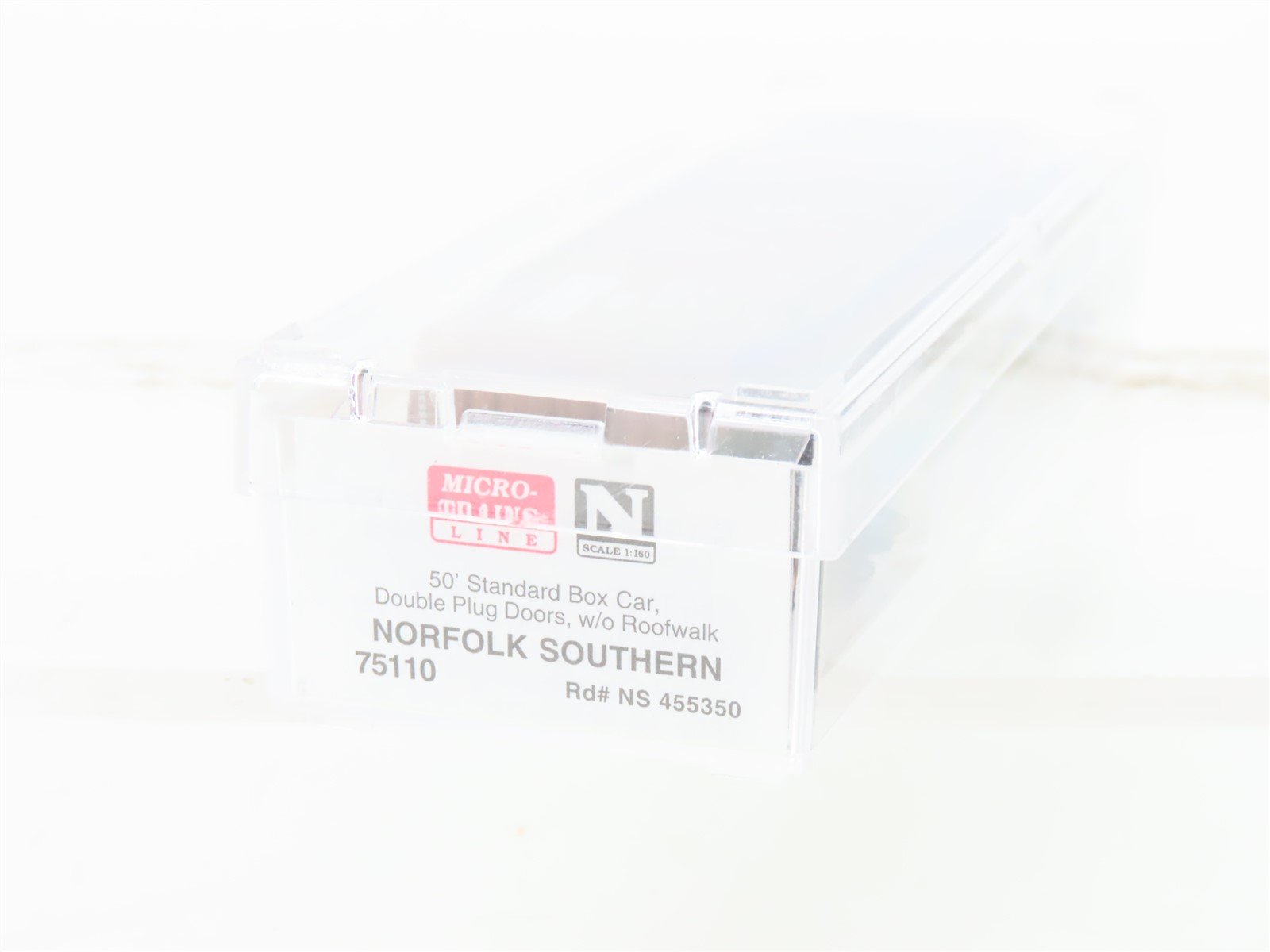 N Scale Micro-Trains MTL 75110 NS Norfolk Southern Railroad 50' Box Car #455350