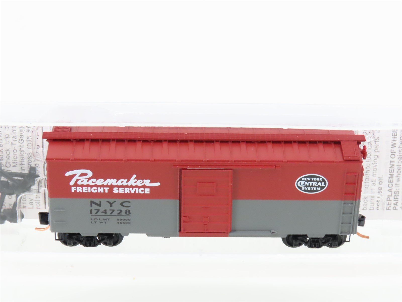 N Micro-Trains MTL 20240 NYC New York Central Pacemaker 40' Box Car #174728