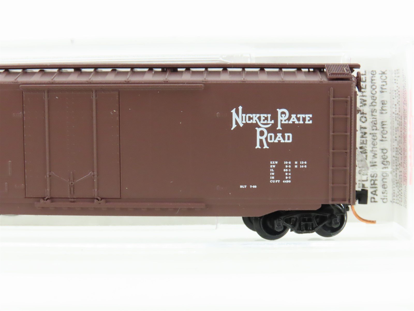 N Micro-Trains MTL 32080 NKP Nickel Plate Road 50' Plug Door Box Car #85484