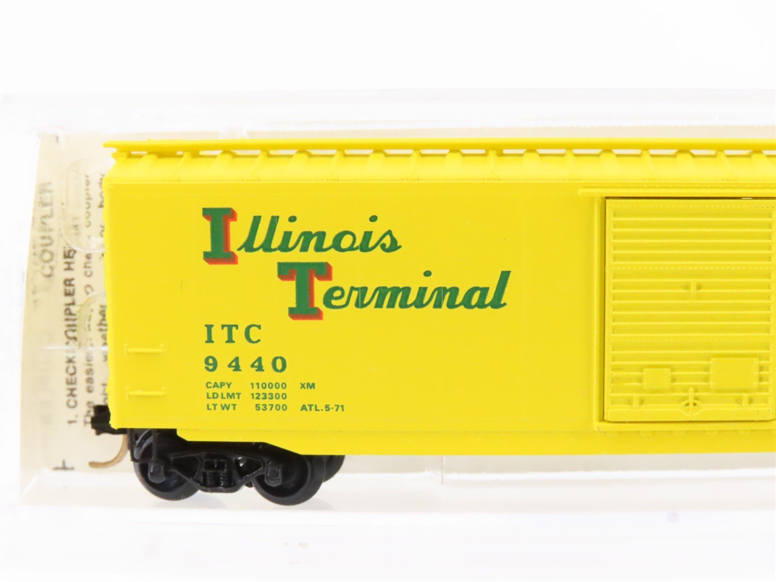N Micro-Trains MTL 31010 ITC Illinois Terminal 50' Single Door Box Car #9440