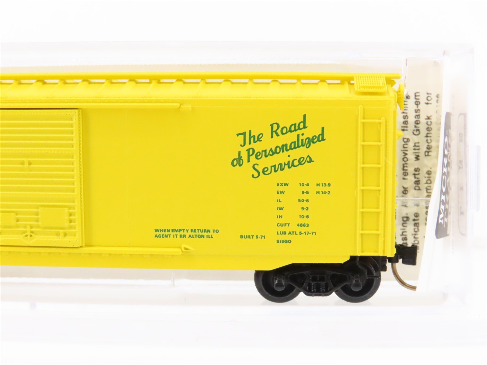 N Micro-Trains MTL 31010 ITC Illinois Terminal 50' Single Door Box Car #9440