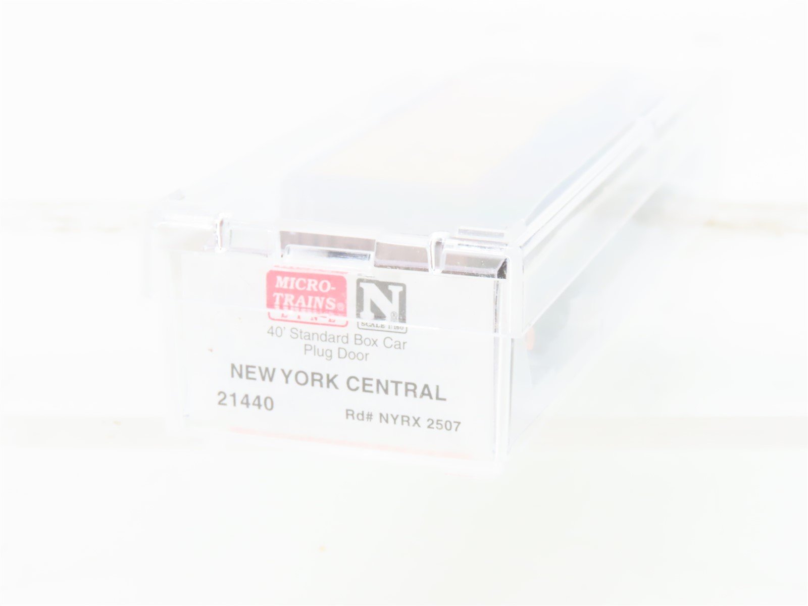 N Scale Micro-Trains MTL 21440 NYRX New York Central 40' Plug Door Box Car #2507