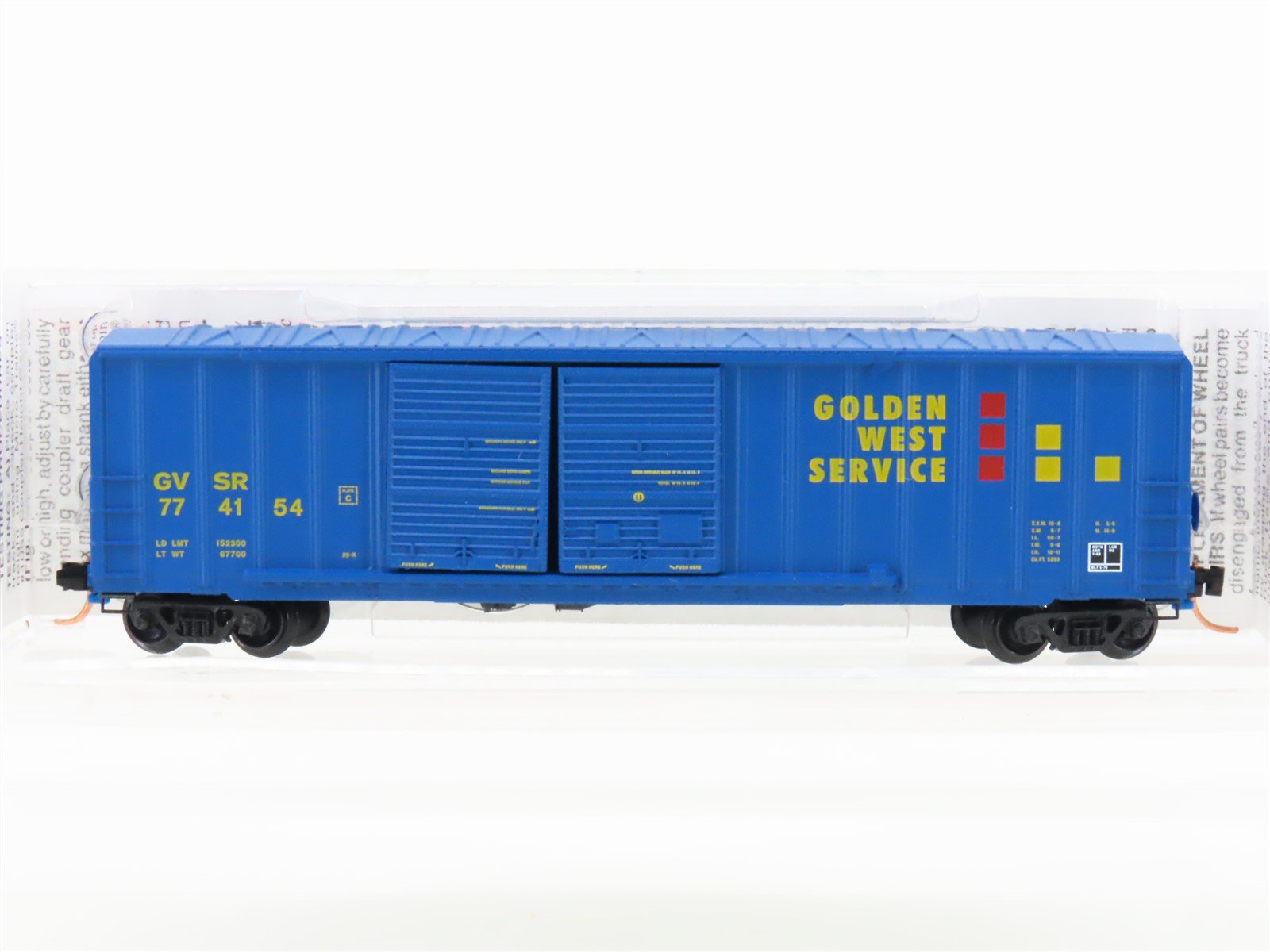N Scale Micro-Trains MTL 30190 GVSR Golden West Service 50' Box Car #774154