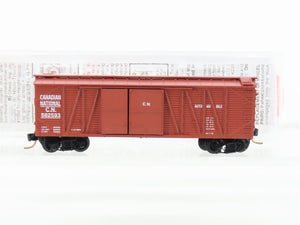 N Micro-Trains MTL 40010 CN Canadian National 40' Automobile Box Car #582593