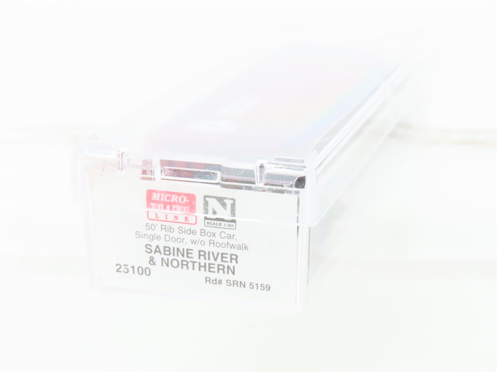 N Scale Micro-Trains MTL 25100 SRN Sabine River & Northern 50' Box Car #5159