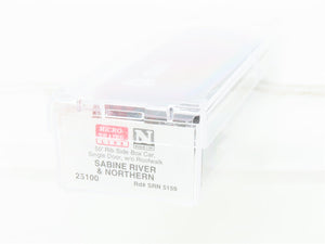 N Scale Micro-Trains MTL 25100 SRN Sabine River & Northern 50' Box Car #5159