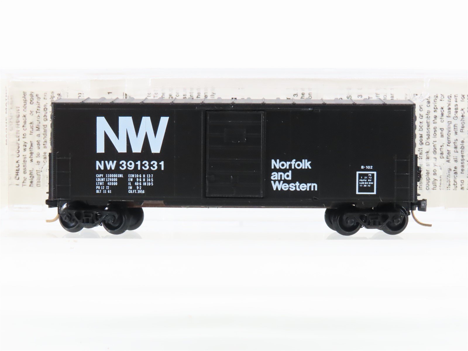 N Micro-Trains MTL 24030 NW Norfolk & Western 40' Single Door Box Car #391331