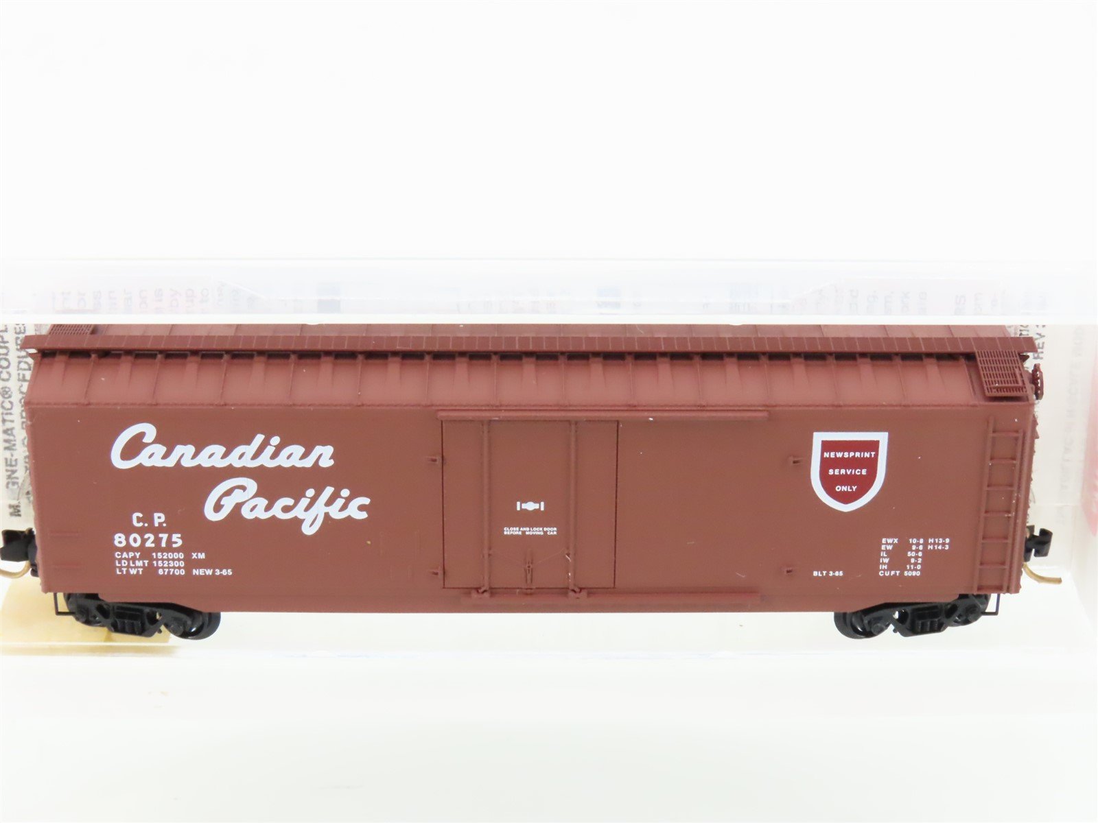 N Scale Micro-Trains MTL 32170 CP Canadian Pacific 50' Plug Door Box Car #80275