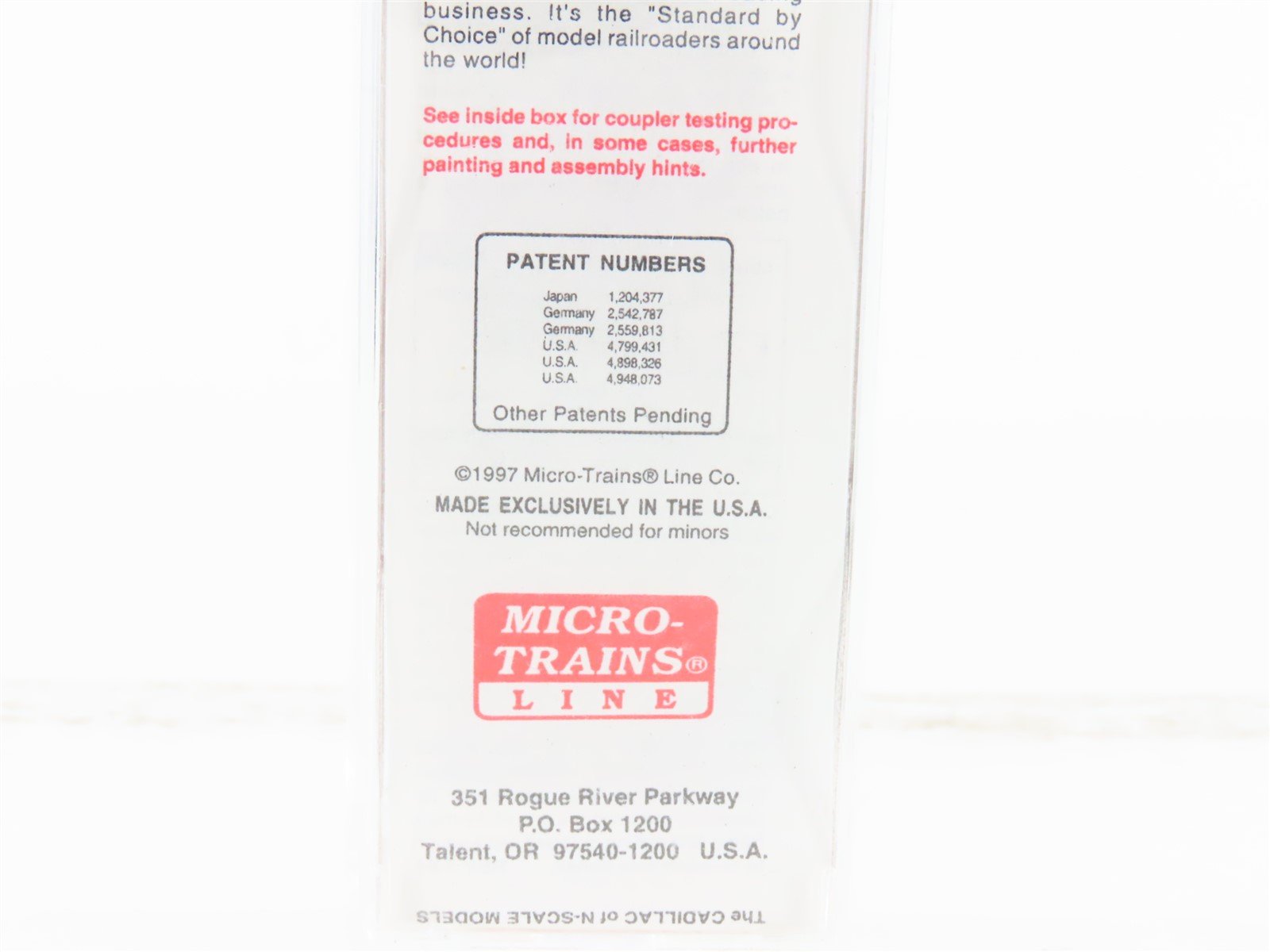 N Scale Micro-Trains MTL 32170 CP Canadian Pacific 50' Plug Door Box Car #80275