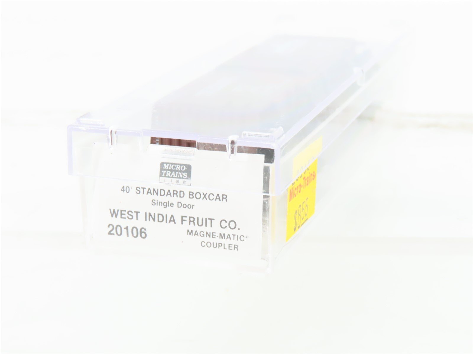 N Scale Micro-Trains MTL 20106 WIF West India Fruit 40' Single Door Box Car #344