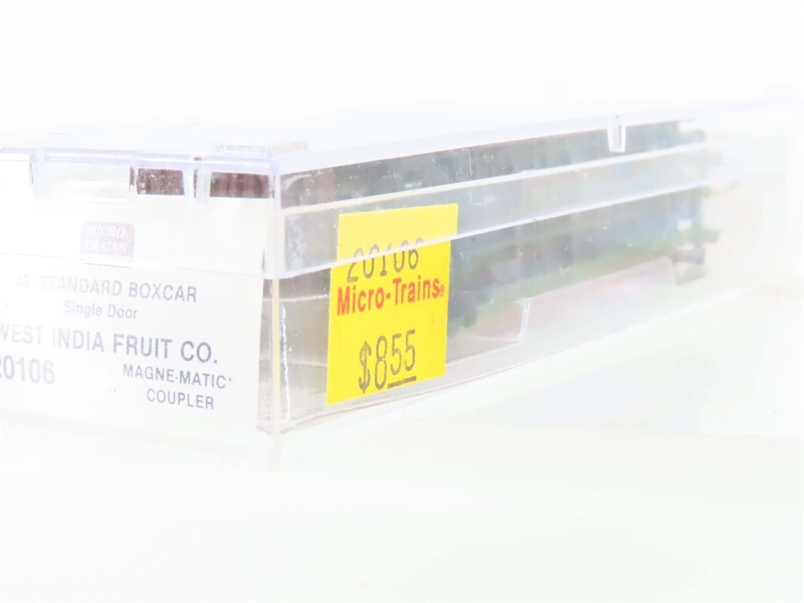 N Scale Micro-Trains MTL 20106 WIF West India Fruit 40' Single Door Box Car #344