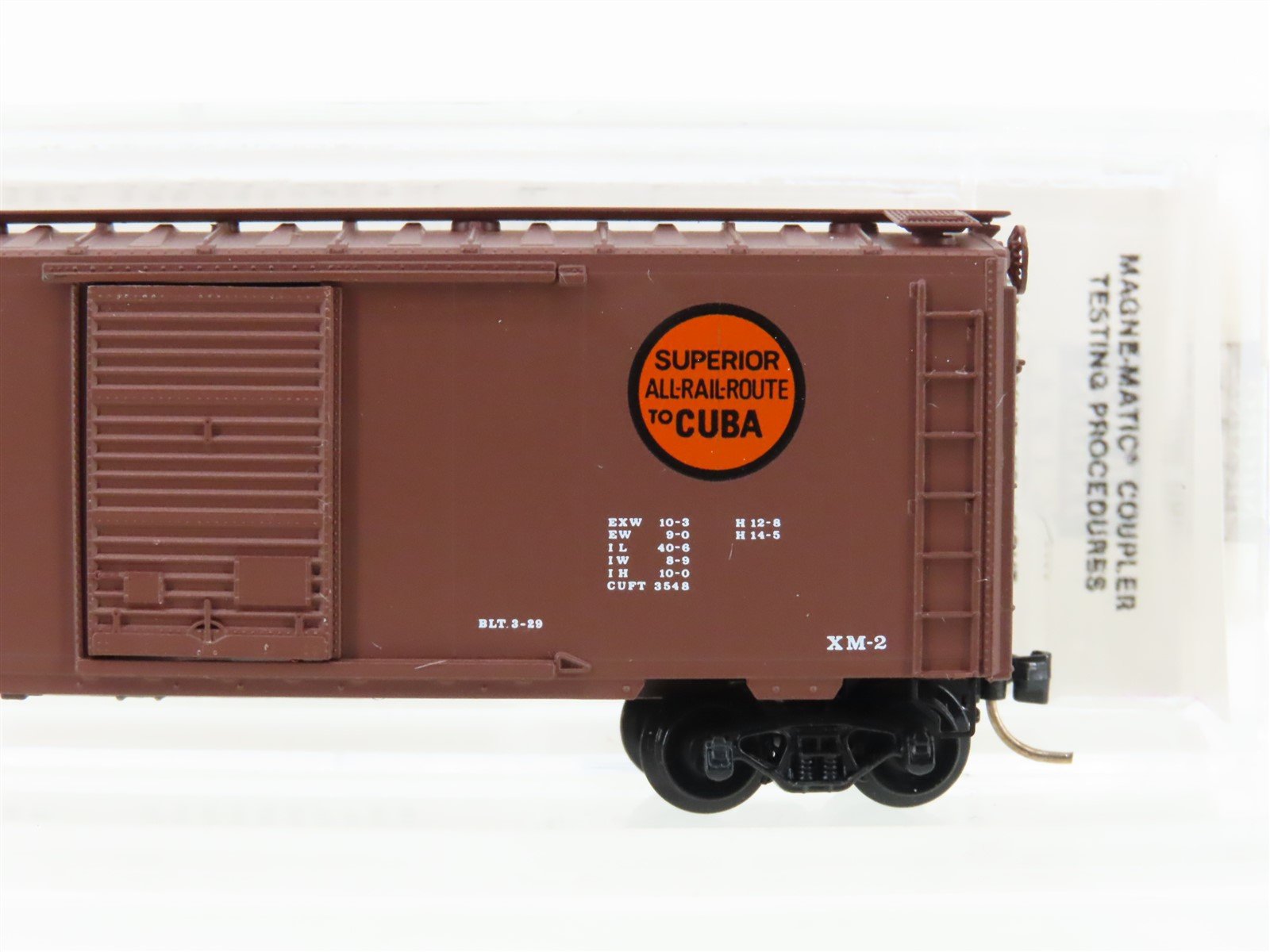 N Scale Micro-Trains MTL 20630 WIF West India Fruit 40' Single Door Box Car #101