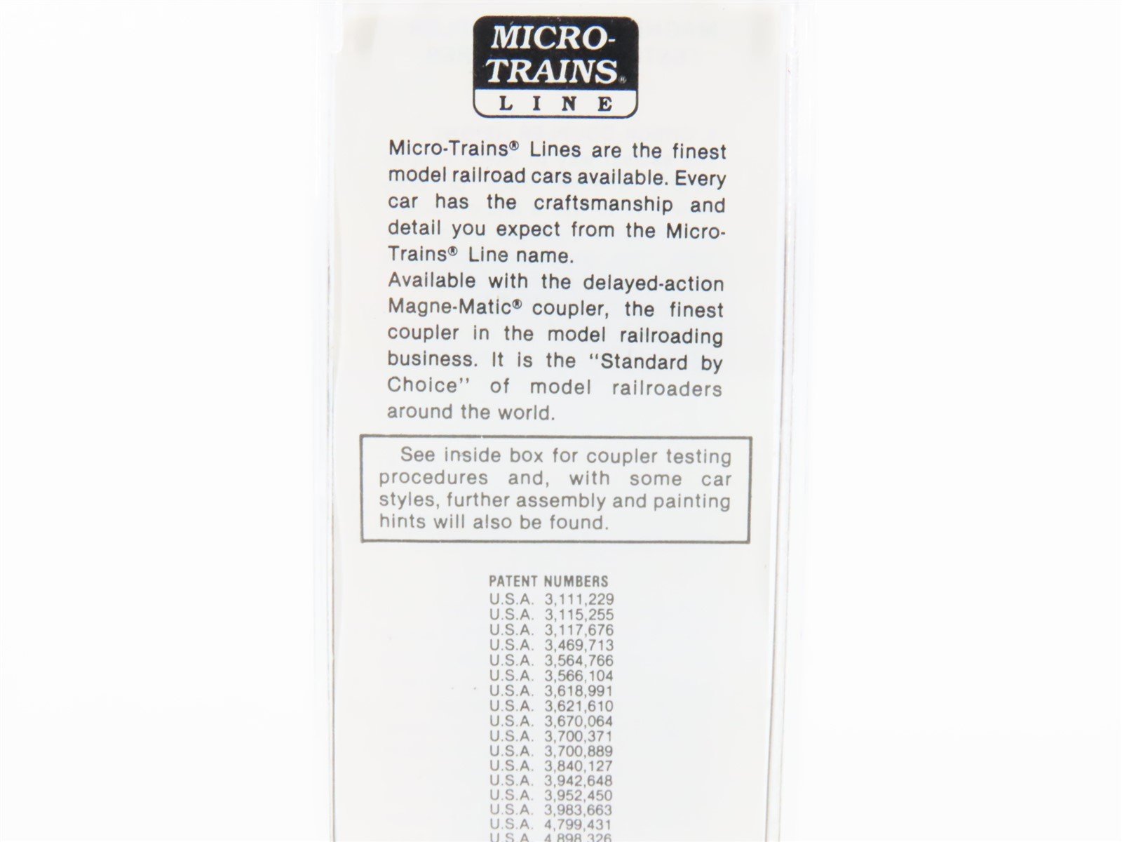 N Scale Micro-Trains MTL 20630 WIF West India Fruit 40' Single Door Box Car #101