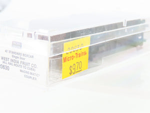 N Scale Micro-Trains MTL 20630 WIF West India Fruit 40' Single Door Box Car #101