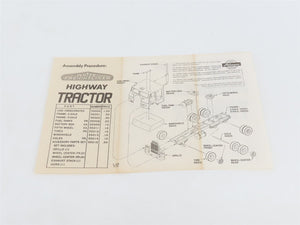 HO 1/87 Scale Athearn Kit 5492 UP Union Pacific Tractor w/ 40' Trailer