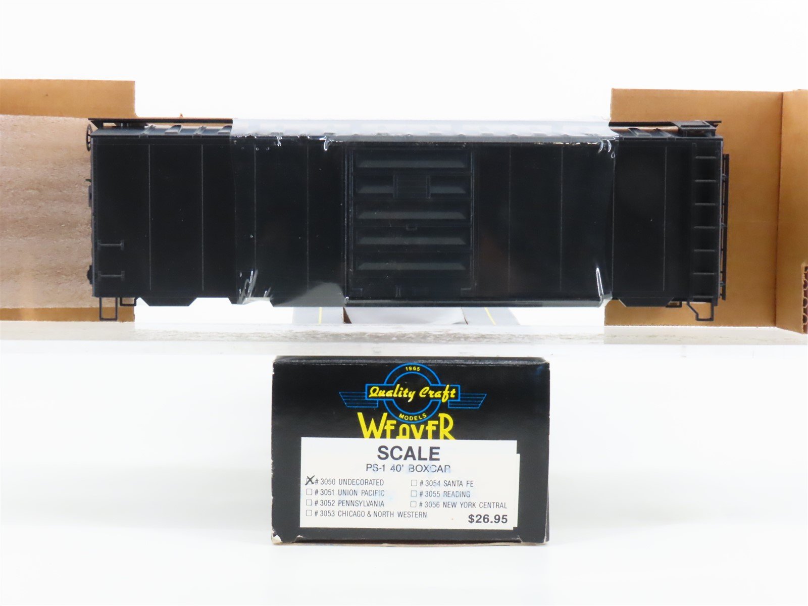 O Scale 2-Rail Quality Craft Models Weaver Kit 3050 Undecorated 40' Box Car