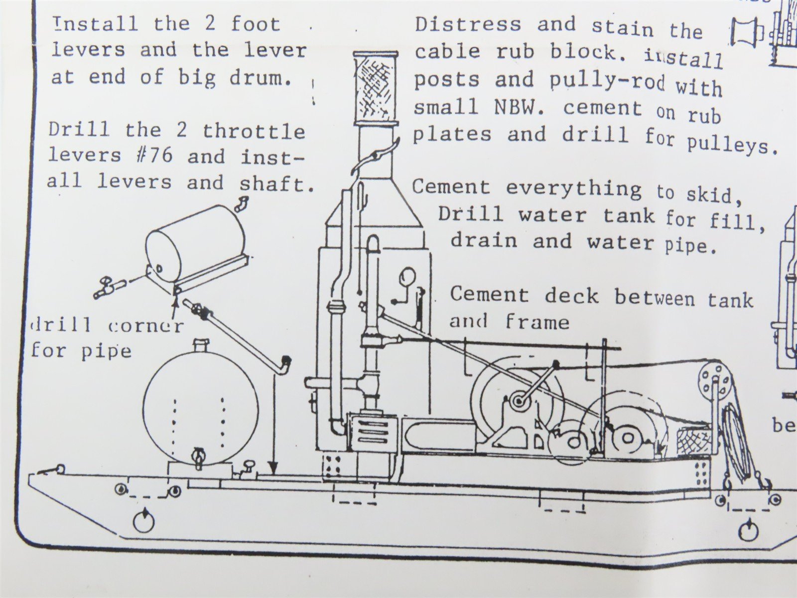 S 1/64 Scale V&T Shops Kit #S-25 AH&D 