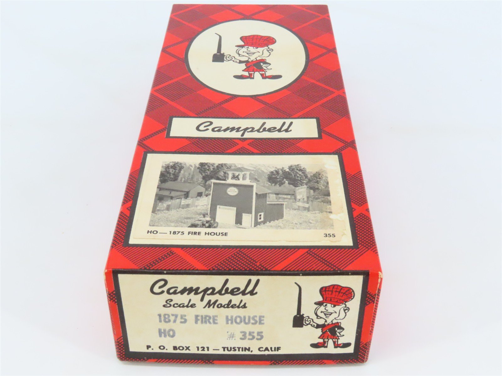 HO 1/87 Scale Campbell Craftsman Kit #355 1875 Fire House Building