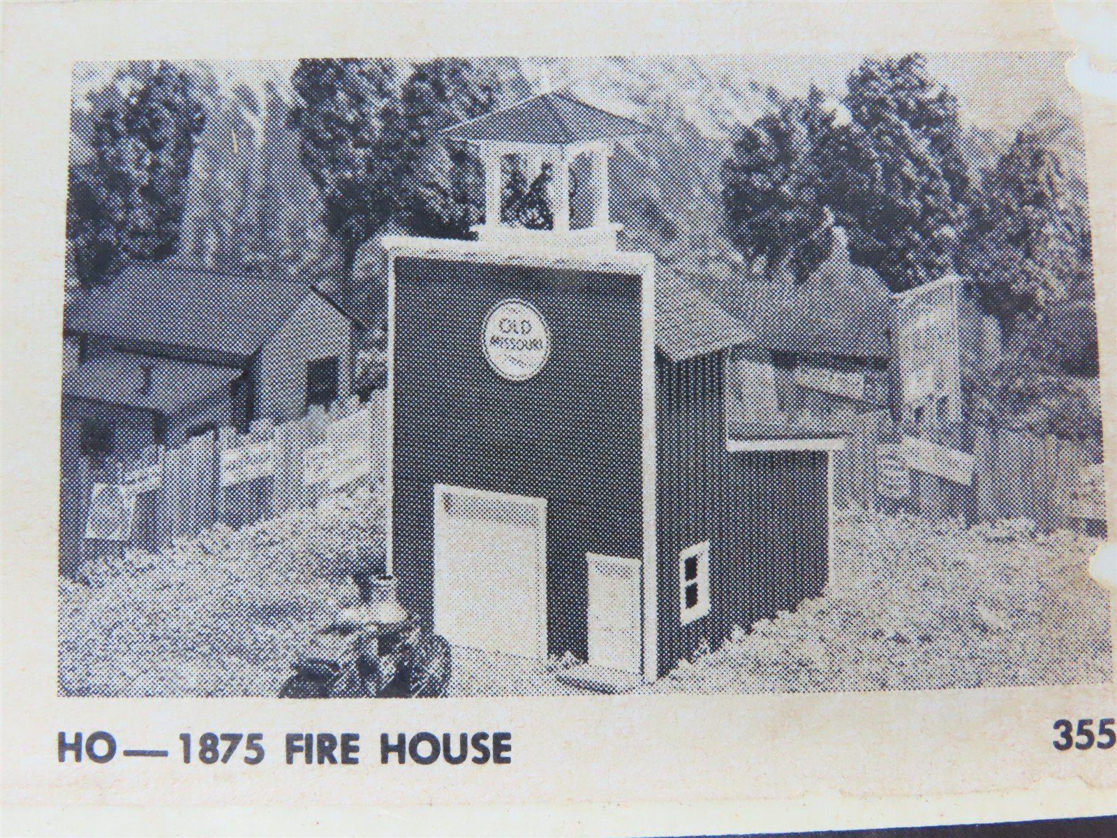 HO 1/87 Scale Campbell Craftsman Kit #355 1875 Fire House Building
