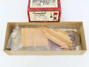 HO 1/87 Scale Campbell Craftsman Kit #355 1875 Fire House Building