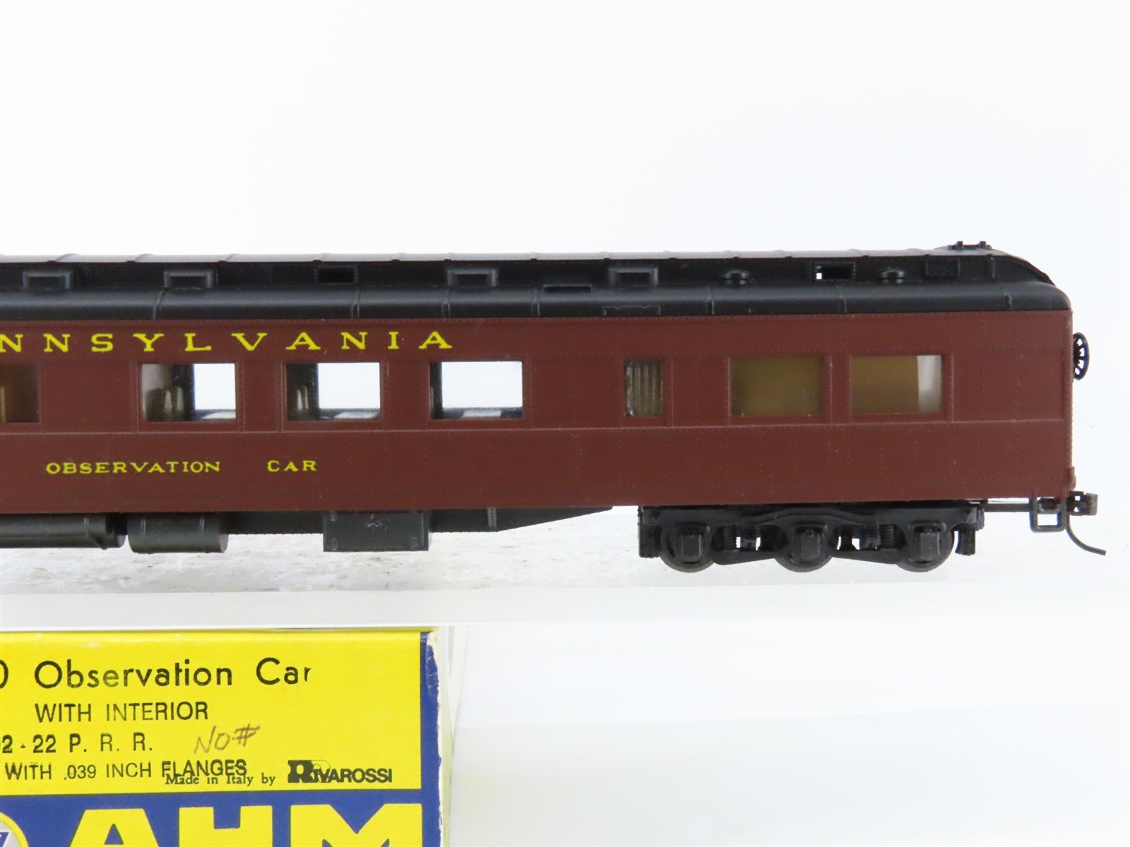 HO Scale AHM/Rivarossi 6202-22 PRR Pennsylvania 1920 Observation Passenger Car