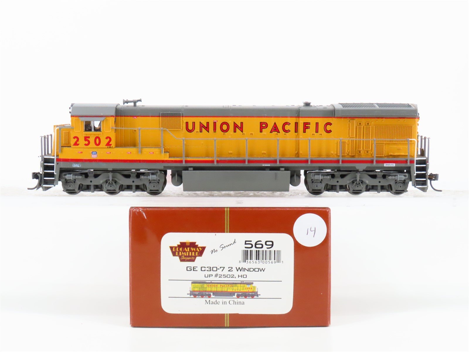 HO Scale Broadway Limited BLI 569 UP Union Pacific C30-7 Diesel Locomotive #2502