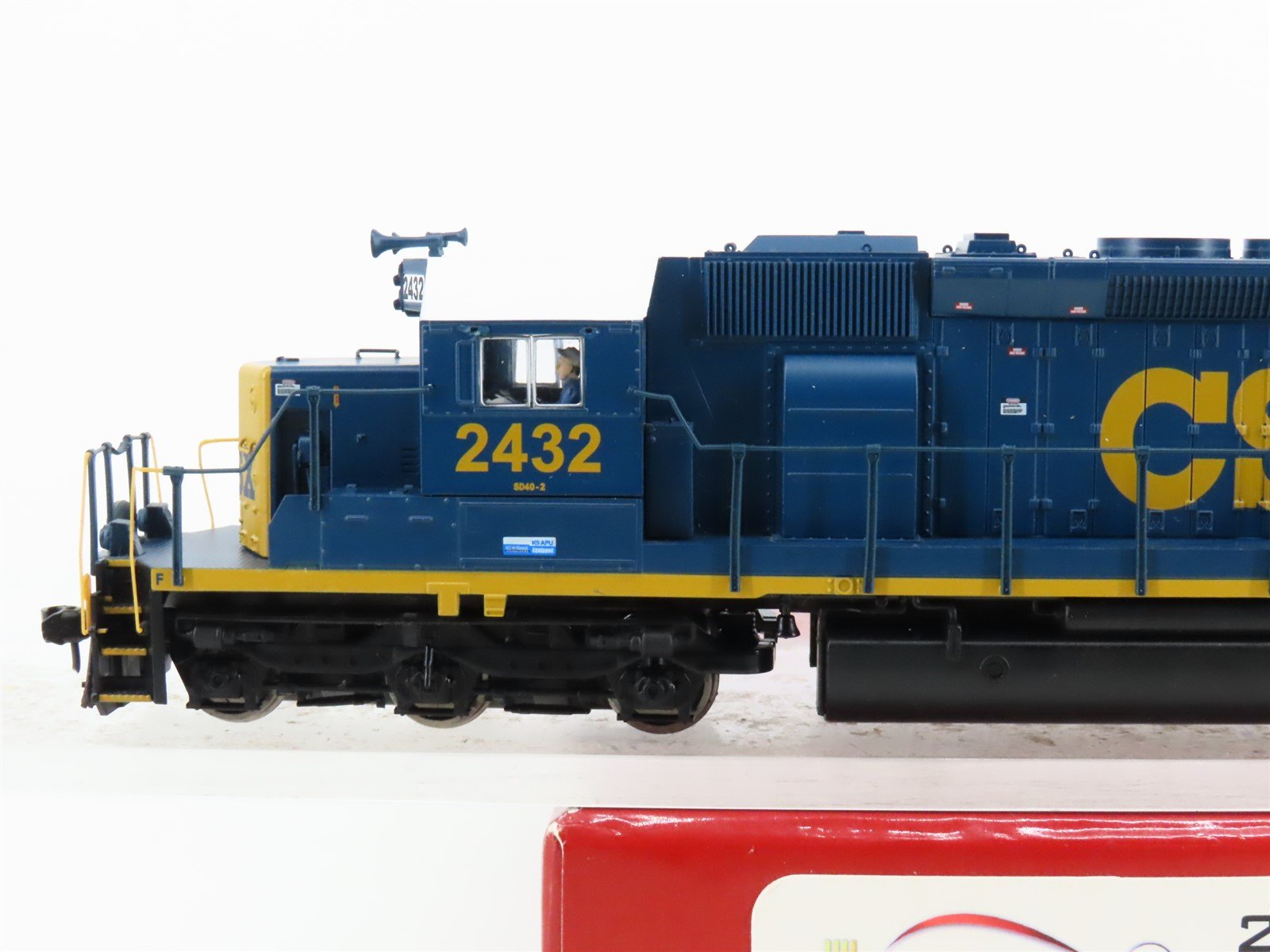 HO Scale Broadway Limited BLI 2712 CSX SD40-2 Diesel Loco #2432 w/DCC & Sound