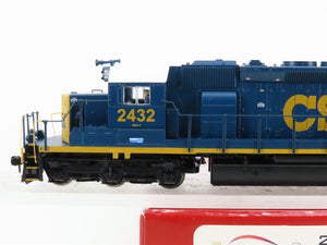 HO Scale Broadway Limited BLI 2712 CSX SD40-2 Diesel Loco #2432 w/DCC & Sound