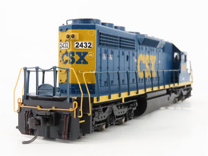 HO Scale Broadway Limited BLI 2712 CSX SD40-2 Diesel Loco #2432 w/DCC & Sound