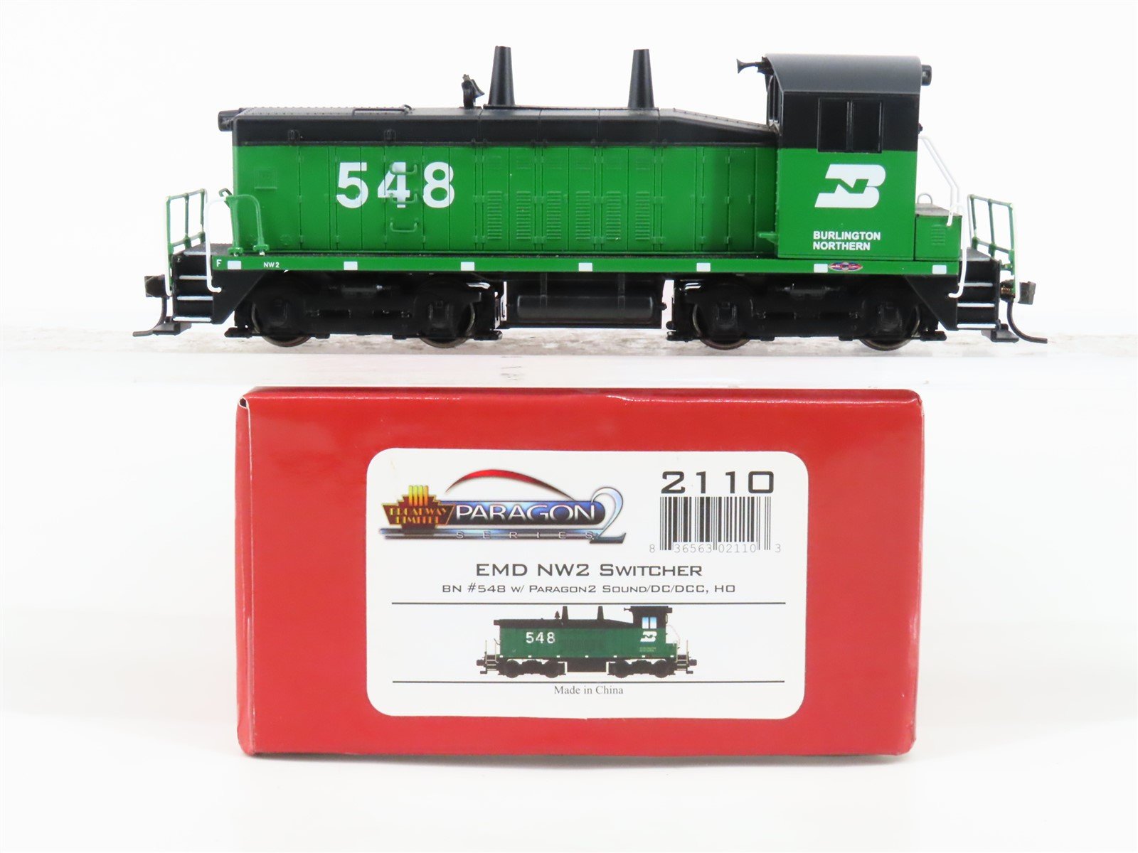 HO Scale Broadway Limited BLI 2110 BN Railway NW2 Diesel #548 wDCC & Sound