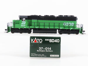 HO Scale KATO 37-014 BN Burlington Northern SD40 Diesel Locomotive #6338