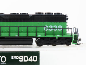 HO Scale KATO 37-014 BN Burlington Northern SD40 Diesel Locomotive #6338