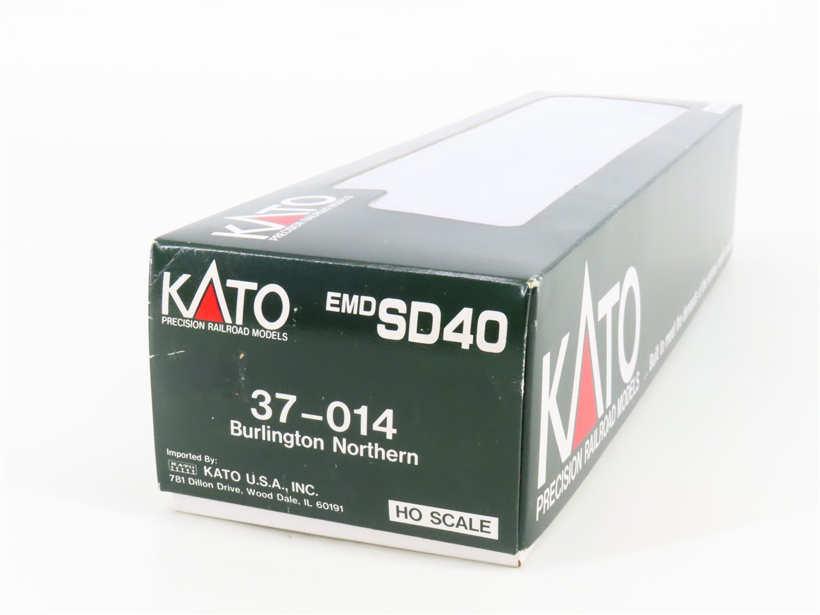 HO Scale KATO 37-014 BN Burlington Northern SD40 Diesel Locomotive #6338