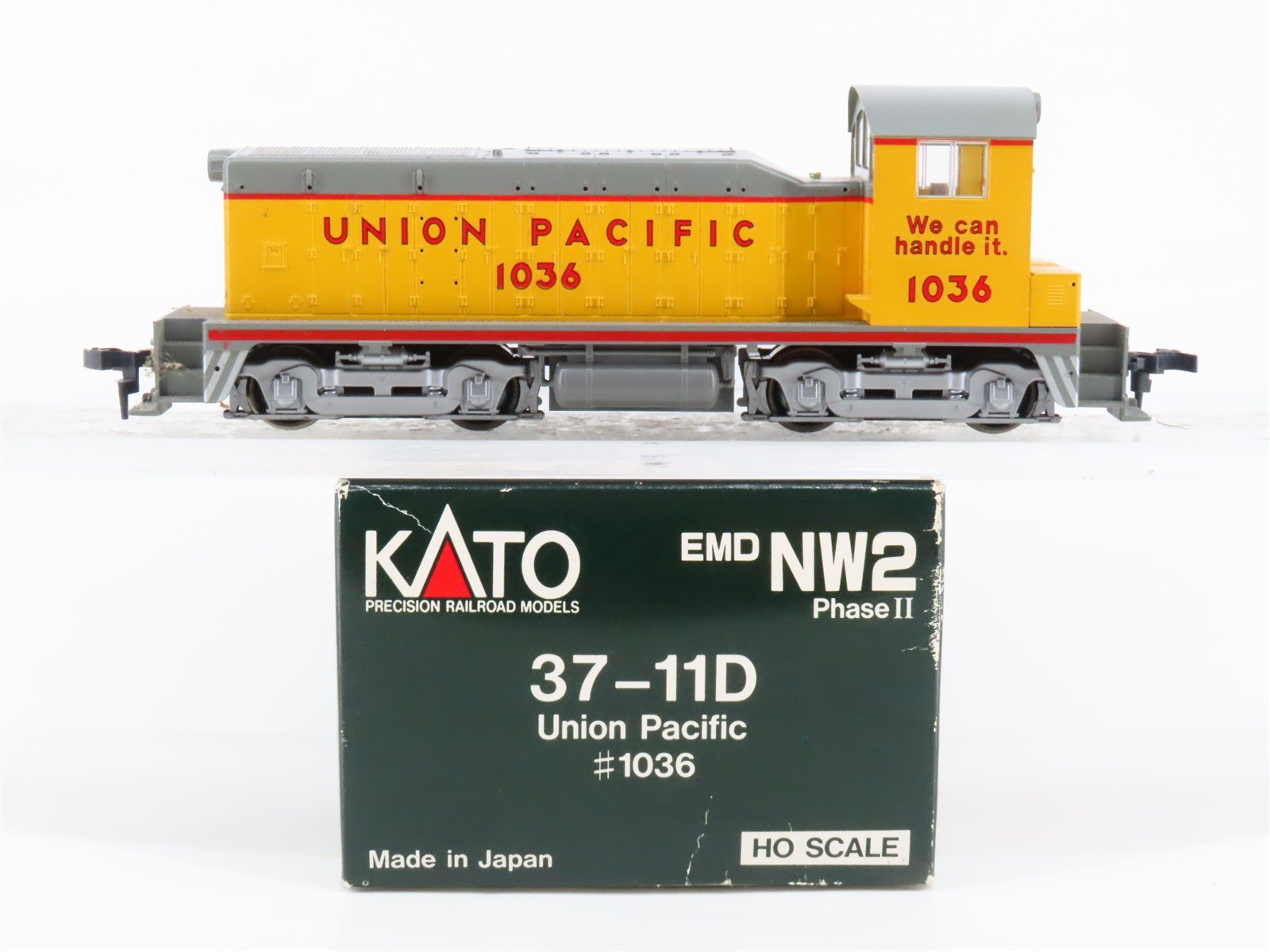 HO Scale KATO 37-11D UP Union Pacific NW2 Diesel Locomotive #1036