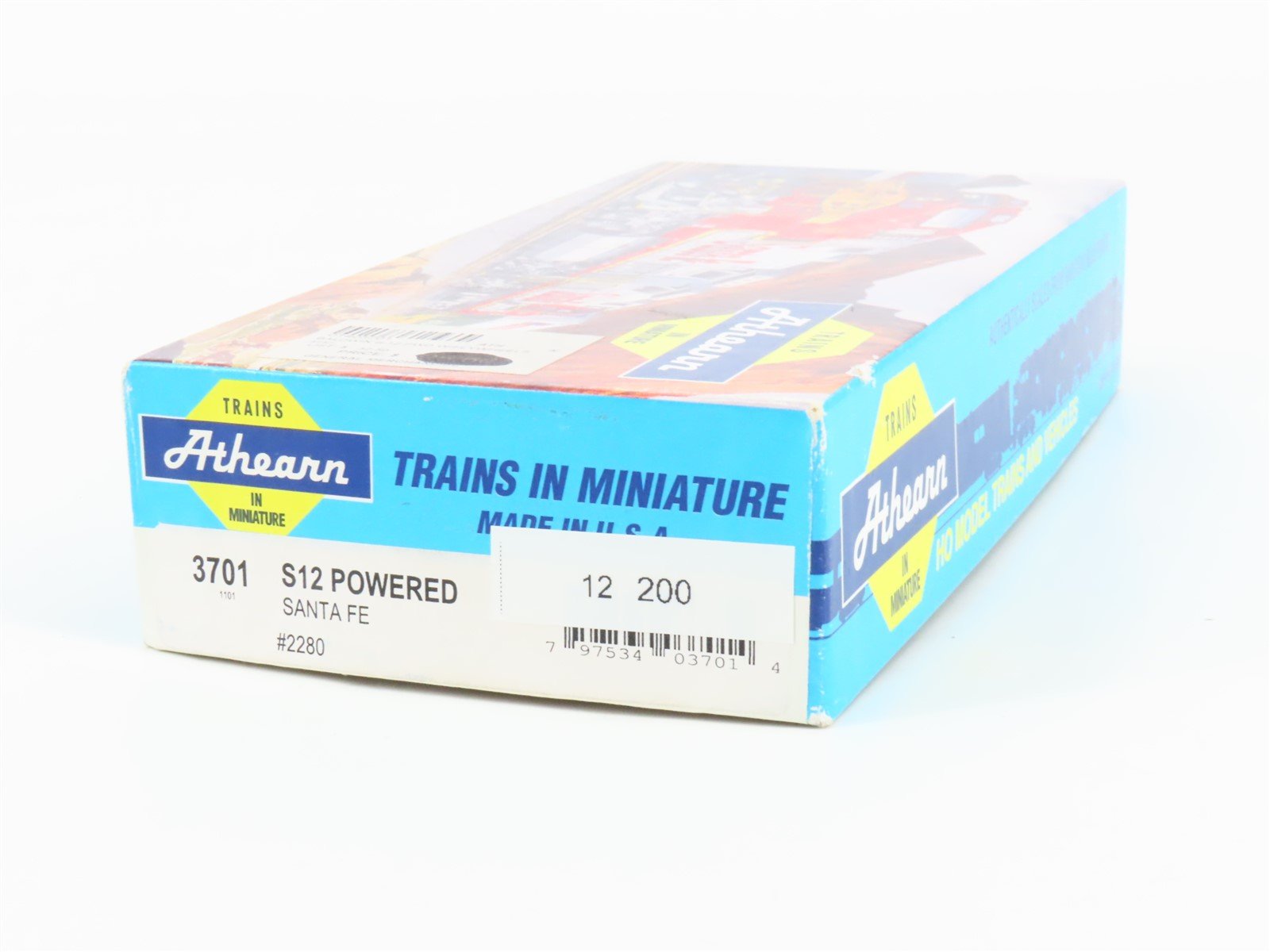 HO Scale Athearn 3701 ATSF Santa Fe S12 Diesel Locomotive #2280