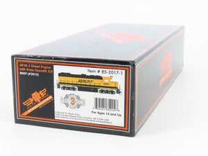 HO Scale MTH 85-2017-1 BNSF Railway GP38-2 Diesel Locomotive #2015 wDCC & Sound